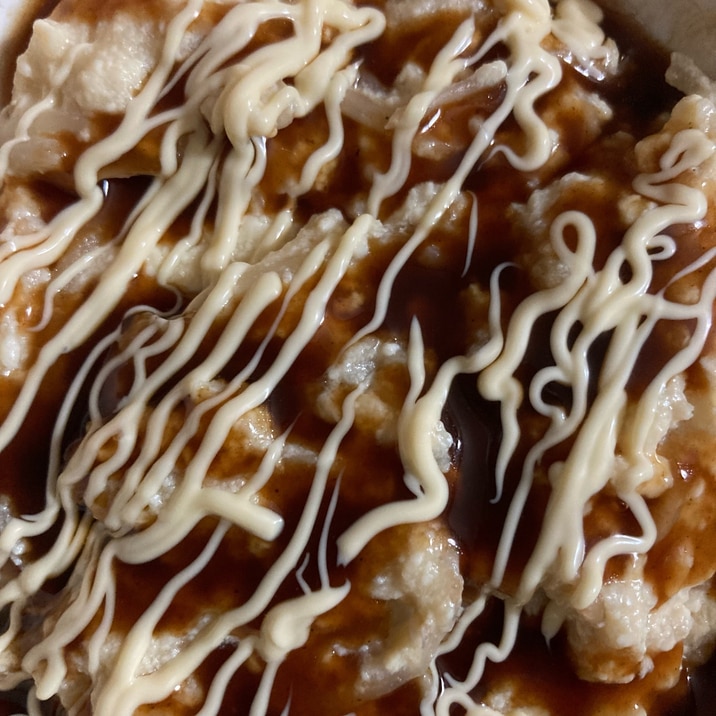 にせのみ焼き(豆腐のお好み焼き)